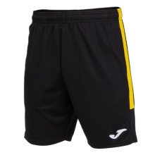 Joma Eco Championship Bermuda Training Trousers (optimal freedom of movement, elastic waistband with drawstring) short black/yellow men's
