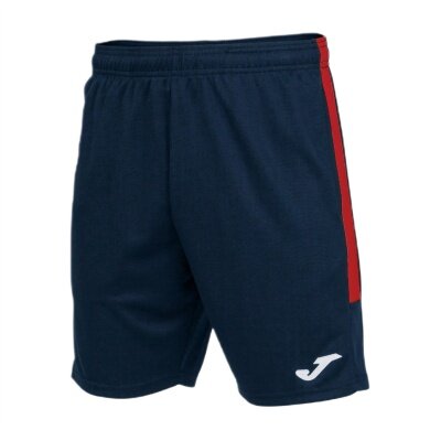 Joma Eco Championship Bermuda Training Trousers (optimal freedom of movement, elastic waistband with drawstring) short navy/red men's