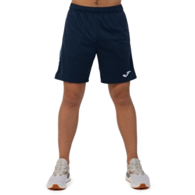 Joma Eco Championship Bermuda Training Trousers (optimal freedom of movement, elastic waistband with drawstring) short navy blue/blue men's
