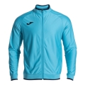 Joma Training Jacket Combi Premium (with side pockets, breathable functional material) turquoise/navy men's