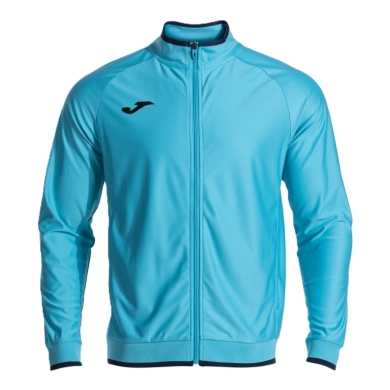 Joma Training Jacket Combi Premium (with side pockets, breathable functional material) turquoise/navy men's