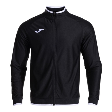 Joma Training Jacket Combi Premium (with side pockets, breathable functional material) black/white men's