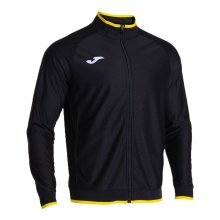Joma Training Jacket Combi Premium (with side pockets, breathable functional material) black/yellow men's