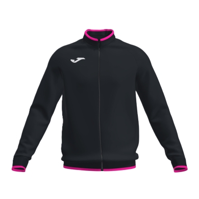 Joma Training Jacket Combi Premium (with side pockets, breathable functional material) black/pink men's