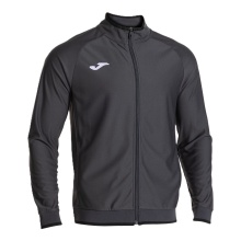 Joma Training Jacket Combi Premium (with side pockets, breathable functional material) anthracite grey/black men's