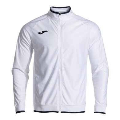 Joma Training Jacket Combi Premium (with side pockets, breathable functional material) white/navy men's