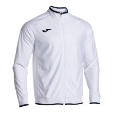 Joma Training Jacket Combi Premium (with side pockets, breathable functional material) white/navy men's