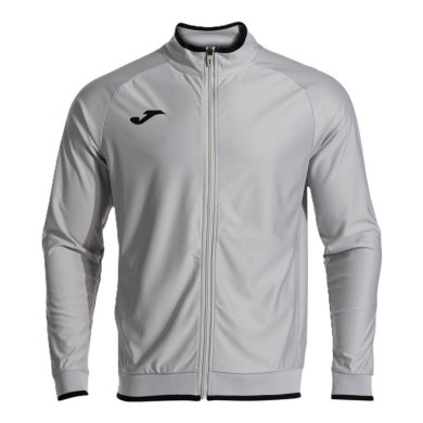 Joma Training Jacket Combi Premium (with side pockets, breathable functional material) grey men's