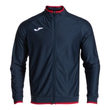 Joma Training Jacket Combi Premium (with side pockets, breathable functional material) navy/red men's