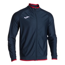 Joma Training Jacket Combi Premium (with side pockets, breathable functional material) navy/red men's