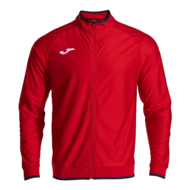 Joma Training Jacket Combi Premium (with side pockets, breathable functional material) red/navy men's