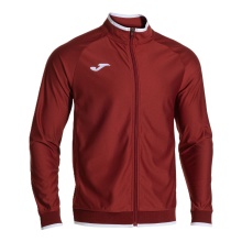 Joma Training Jacket Combi Premium (with side pockets, breathable functional material) burgundy/white men's