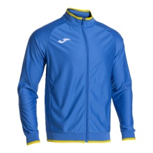 Joma Training Jacket Combi Premium (with side pockets, breathable functional material) royal blue/yellow men's