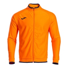 Joma Training Jacket Combi Premium (with side pockets, breathable functional material) orange/black men's