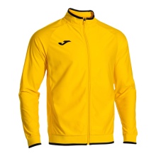 Joma Training Jacket Combi Premium (with side pockets, breathable functional material) yellow/black men's