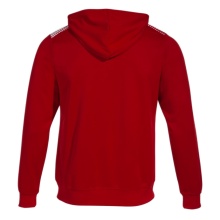 Joma Eco Supernova Full Zip Training Jacket with Hood (recycled polyester, soft material) red/white men's