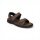 Josef Seibel Rafe Sandal (Leather) brown/black men's