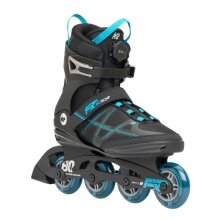 K2 Inline Skates F.I.T. 80 Boa (Wheels: 80mm/82A, Bearings: ABEC 5) black/blue men's