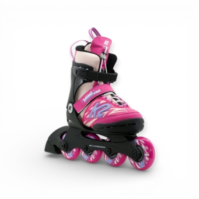 K2 Inline Skates Lumi Pro (Wheels: 70mm/80A, Bearings: ABEC: 3) pink girls