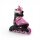 K2 Inline Skates Lumi Pro (Wheels: 70mm/80A, Bearings: ABEC: 3) pink girls