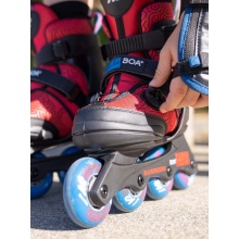 K2 Inline Skates Raider Boa (Wheels: 72mm Bearings: ABEC: 3) black/red children
