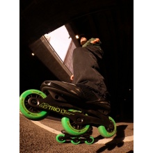 K2 Inline Skates Trio LT 100 Boa (Wheels: 100mm/85A, Bearings: ILQ 7) black/green men's