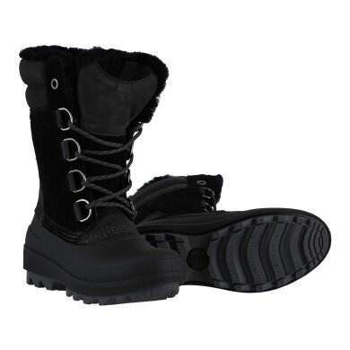 Kamik Winter Boots Lauren (Leather, Waterproof) Black Ladies