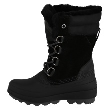 Kamik Winter Boots Lauren (Leather, Waterproof) Black Ladies