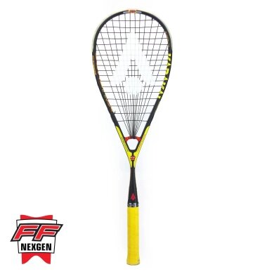 Karakal Squash Racket Core Pro 2.1 120g/balanced 2025 black/yellow - strung -
