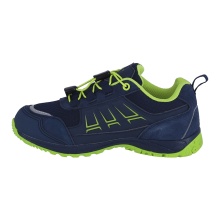 Kastinger Hiking Leisure Shoes Fisslad Low KTX (waterproof, Speedlace system) navy blue/lime children (28-35)