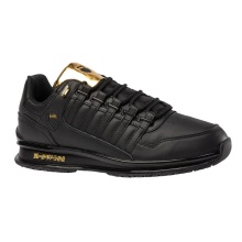 KSwiss Rinzler GT Sneakers (Leather, Comfortable Fit) Black/Gold Men's