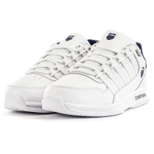 KSwiss Rinzler GT Sneakers (Leather, Comfortable Fit) White/Dark Blue Men's