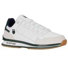KSwiss Rinzler GT Sneakers (Leather, Comfortable Fit) White/Green Men's