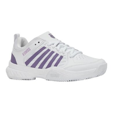 KSwiss Court Express 2 Clay/Sand Tennis Shoes 2026 White/Lavender Ladies