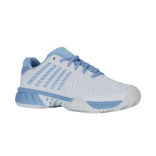 KSwiss Express Light 3 Clay/Sand Court Tennis Shoes 2025 White/Blue Ladies