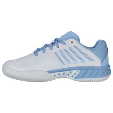 KSwiss Express Light 3 Clay/Sand Court Tennis Shoes 2025 White/Blue Ladies