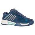 KSwiss Tennis Shoes Hypercourt Express 2 HB Clay/Sand Court 2024 Teal Blue/White Kids