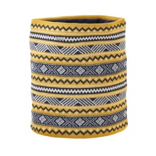 Kama multifunctional scarf (neck scarf) S35 - merino wool - yellow - 1 piece
