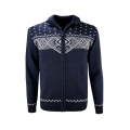 Kama Sweater Pullover 4065 Full Zip (Merino Wool) navy blue Men's