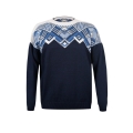 Kama Sweater Pullover 4068 (Merino wool blend) navy blue men's