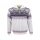 Kama Sweater Pullover 471 Half Zip with Winter Design (Merino Wool Blend) white Men's