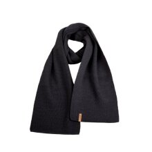 Kama Scarf (100% Merino Wool) S07 - black 170m x 22cm - 1 piece