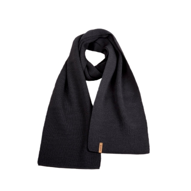 Kama Scarf (100% Merino Wool) S07 - black 170m x 22cm - 1 piece