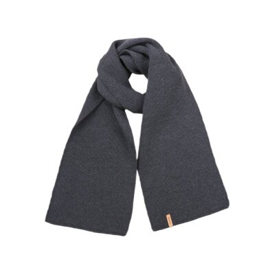 Kama Scarf (100% Merino Wool) S07 - dark grey 170m x 22cm - 1 piece