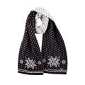 Kama Scarf (Merino Wool) S23 - black/white 160cm x 25cm - 1 piece