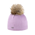 Kama knitted hat (pom-pom) A166 Merino - ladies pink - 1 piece