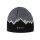 Kama knitted hat (beanie) A169 Kamakadze Merino - black/grey - 1 piece