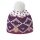 Kama knitted hat (pom-pom) A186 Kamakadze Merino - Ladies pink/blue/white - 1 piece