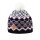 Kama knitted hat (pom-pom) A172 Merino - ladies navy blue/white - 1 piece