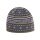 Kama knitted hat (beanie) A174 Merino - ladies dark green/black/white - 1 piece